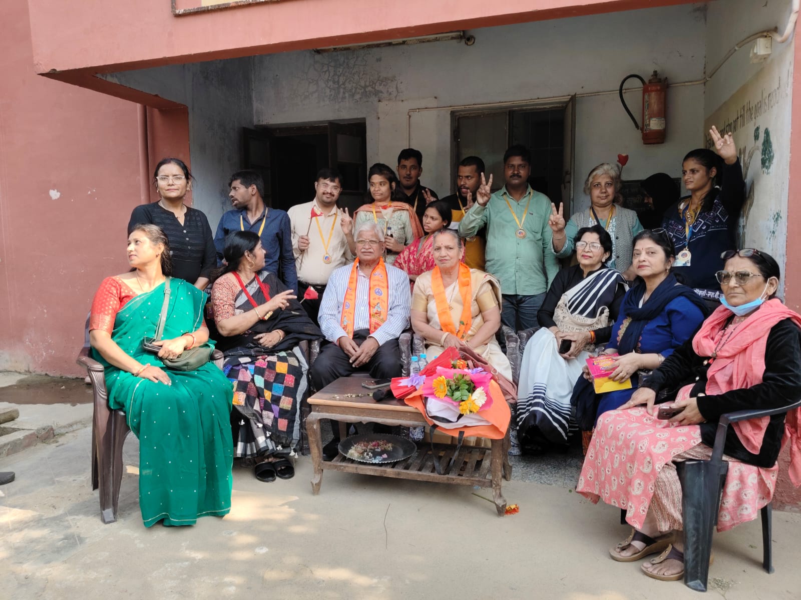 Intellectually and hearing impaired children spread the colors of happiness on Children's Day.