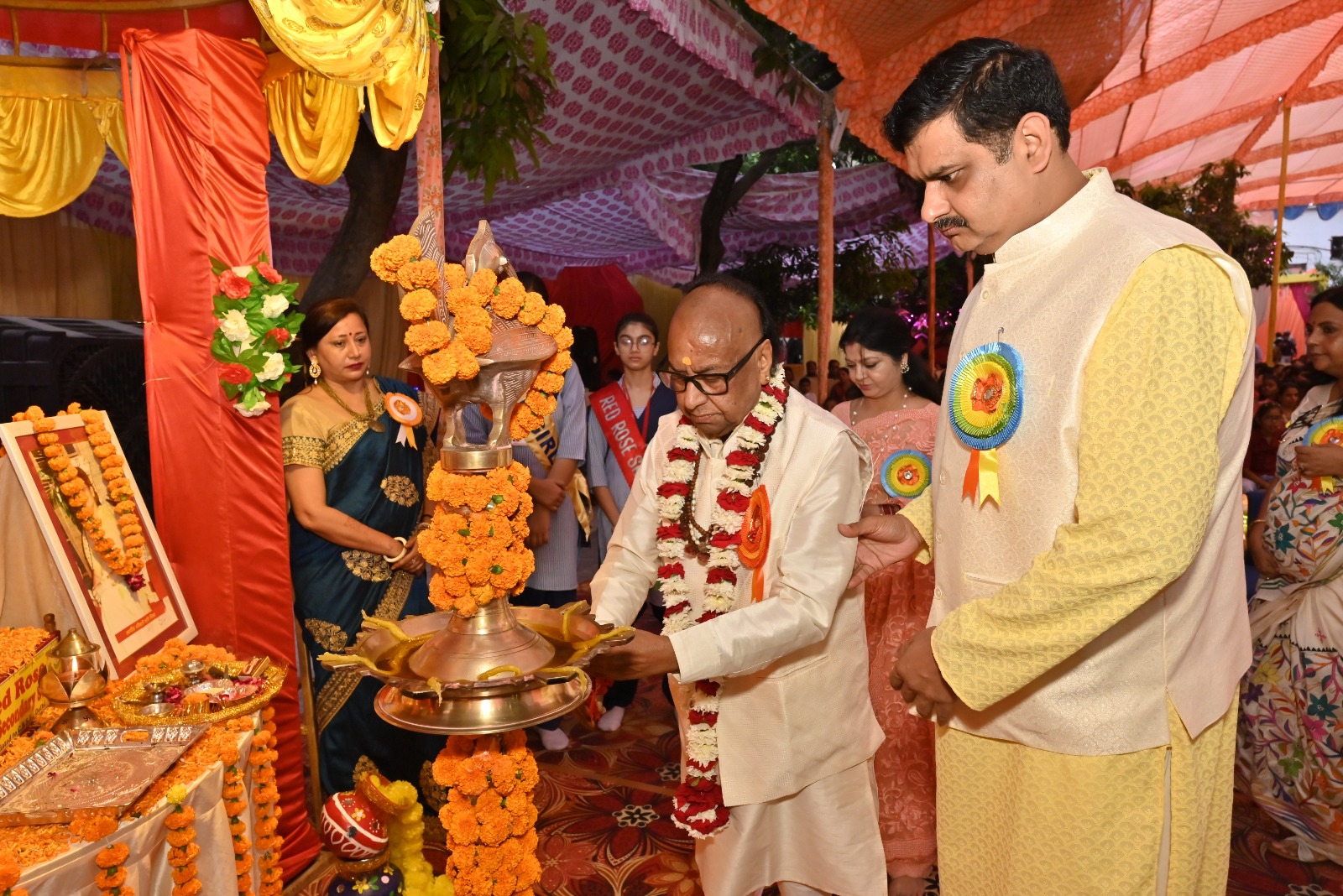 Inauguration of Red Rose Public School's annual function 'Miraki' program