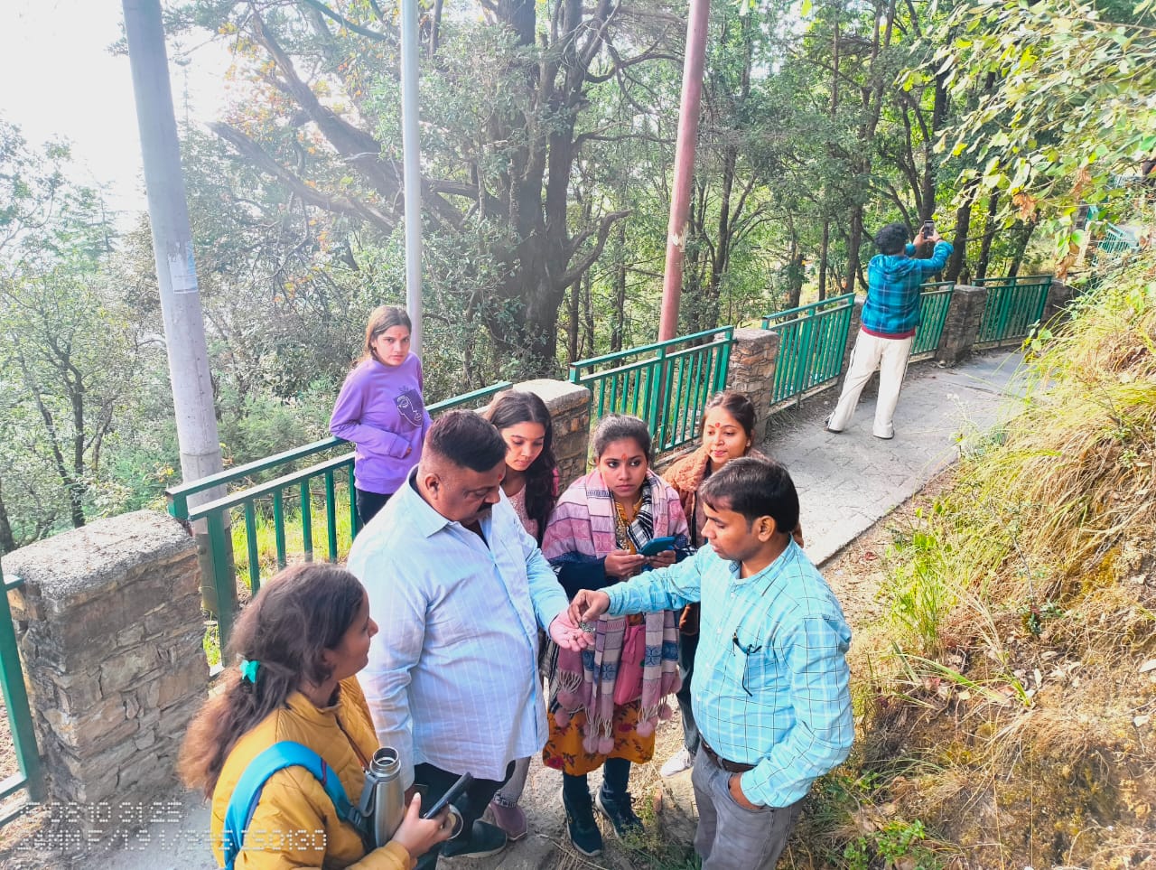 Educational Tour to MLK PG College: Study of Tea Garden and Bryophyta in Nainital