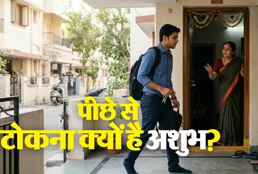 Shubh Karya Niyam: घर से निकलते समय पीछे से टोकना क्यों माना जाता है अशुभ? जानें धार्मिक, ज्योतिषीय कारण और अचूक उपाय