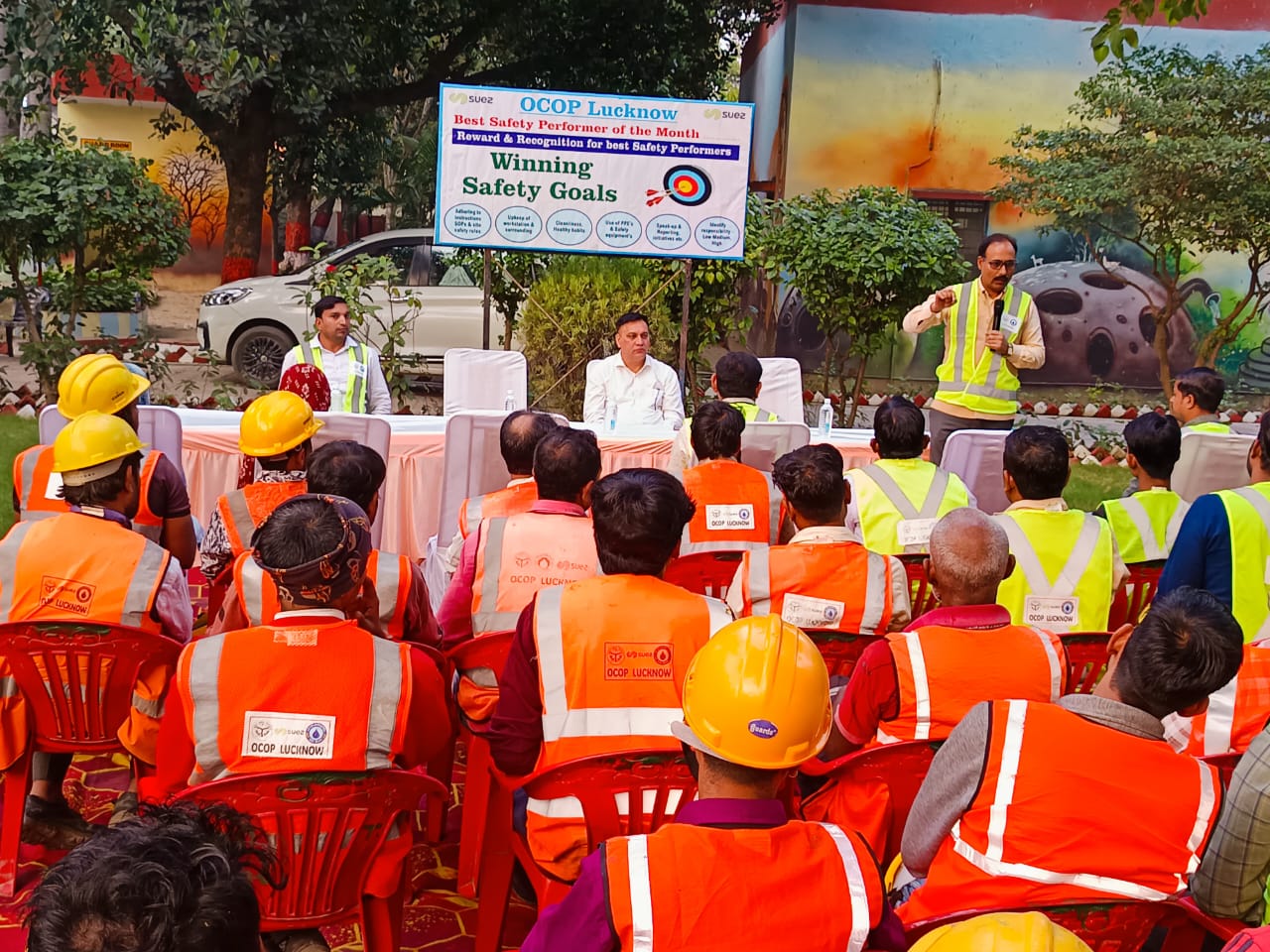 Suez's strong commitment to safety: Special safety awareness program for employees in Zone 6
