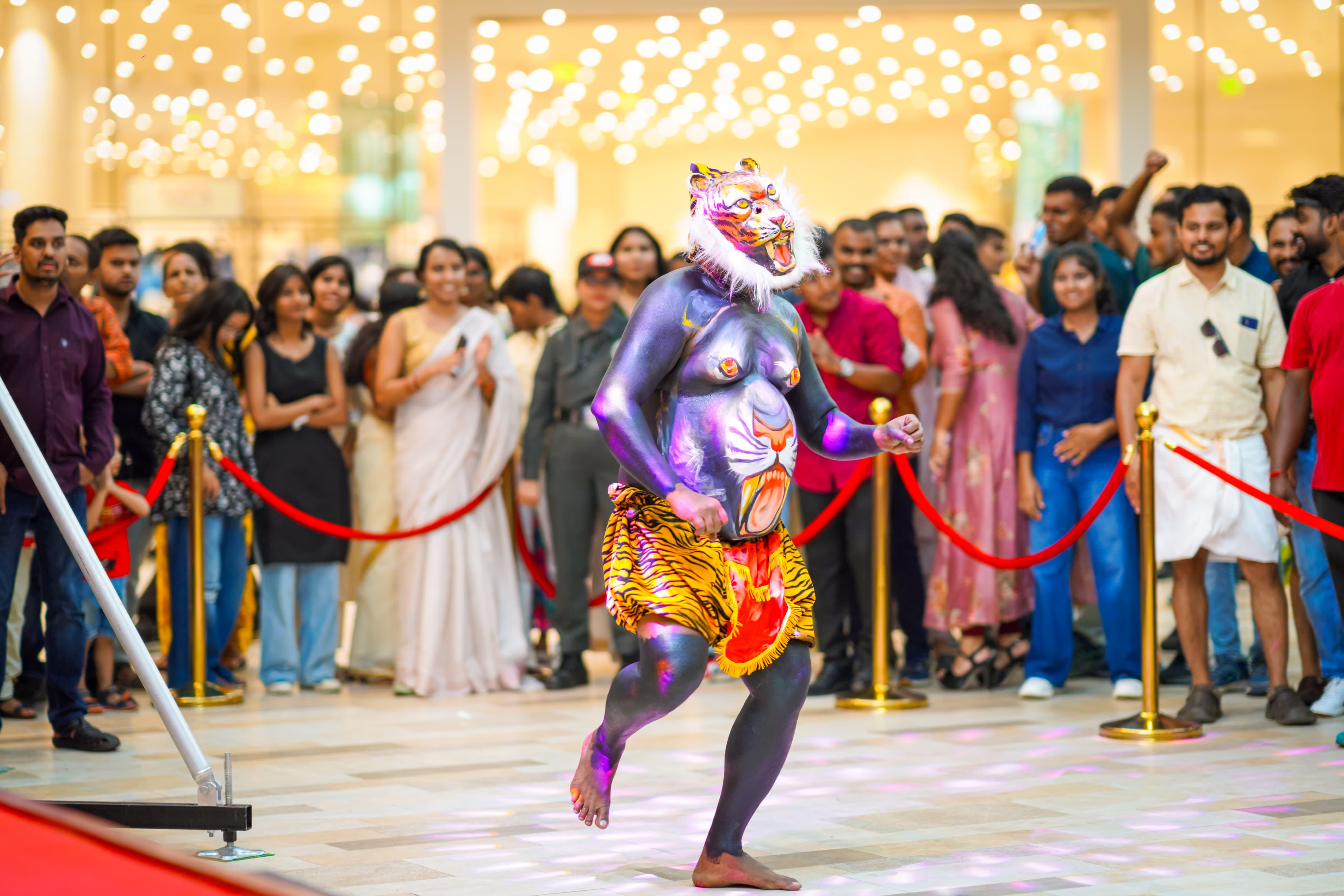 Onam festival was celebrated with great enthusiasm in Lulu Mall